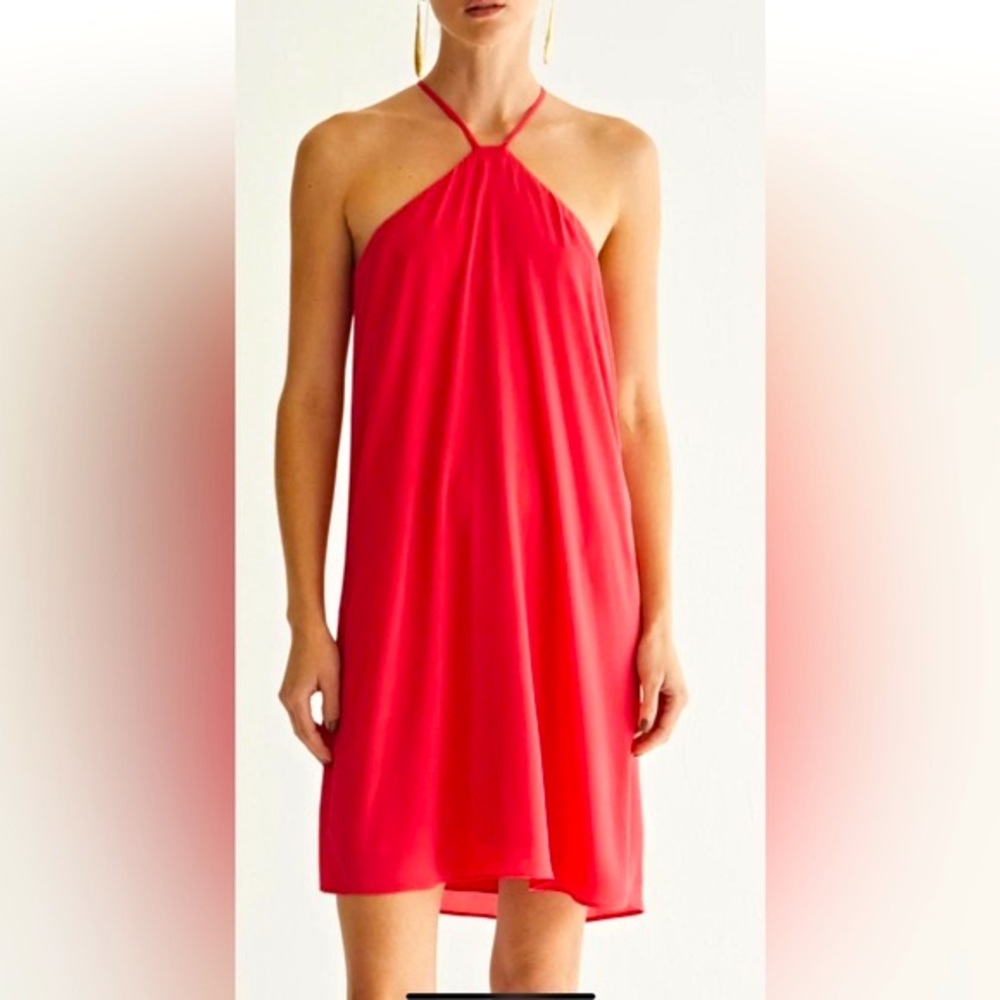 🆕#214~NWT KRISA Halter Dress Sapphire Size Small
